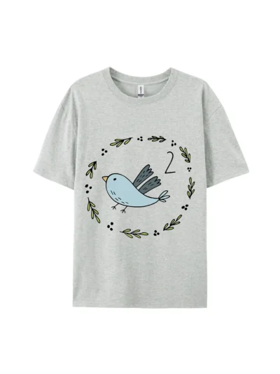 #2 Bird & Wreath Graphic Tee