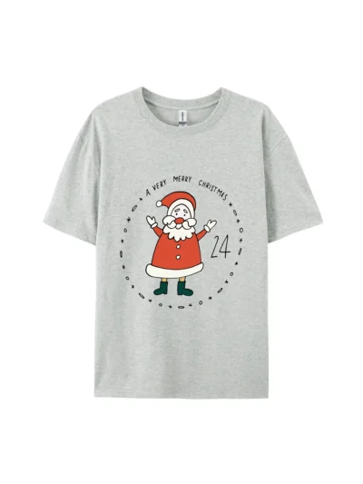 #24 A Very Merry Xmas Santa Claus Graphic Tee