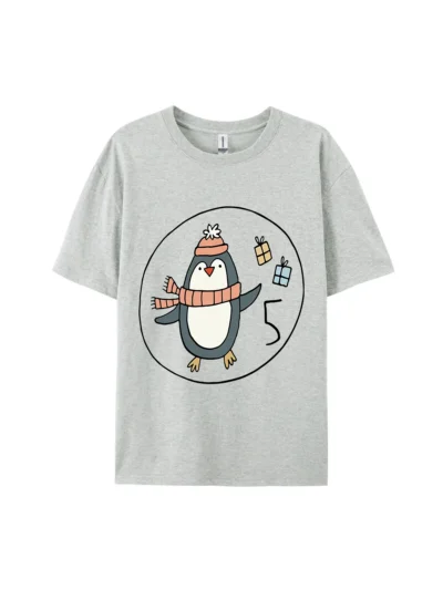 #5 Penguin & Gifts Graphic Tee