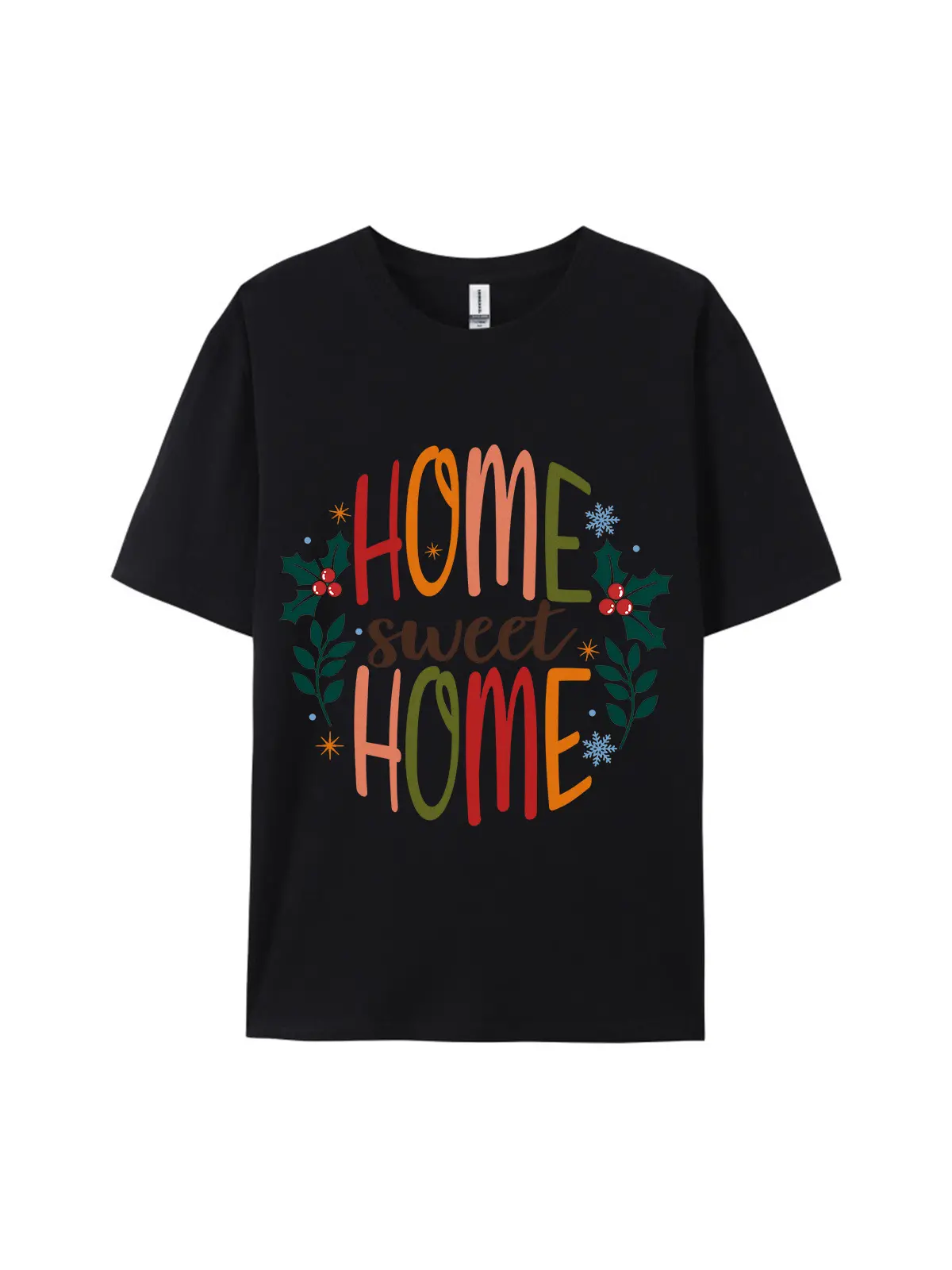 Sweet Home Christmas Graphic Tee For Women Men