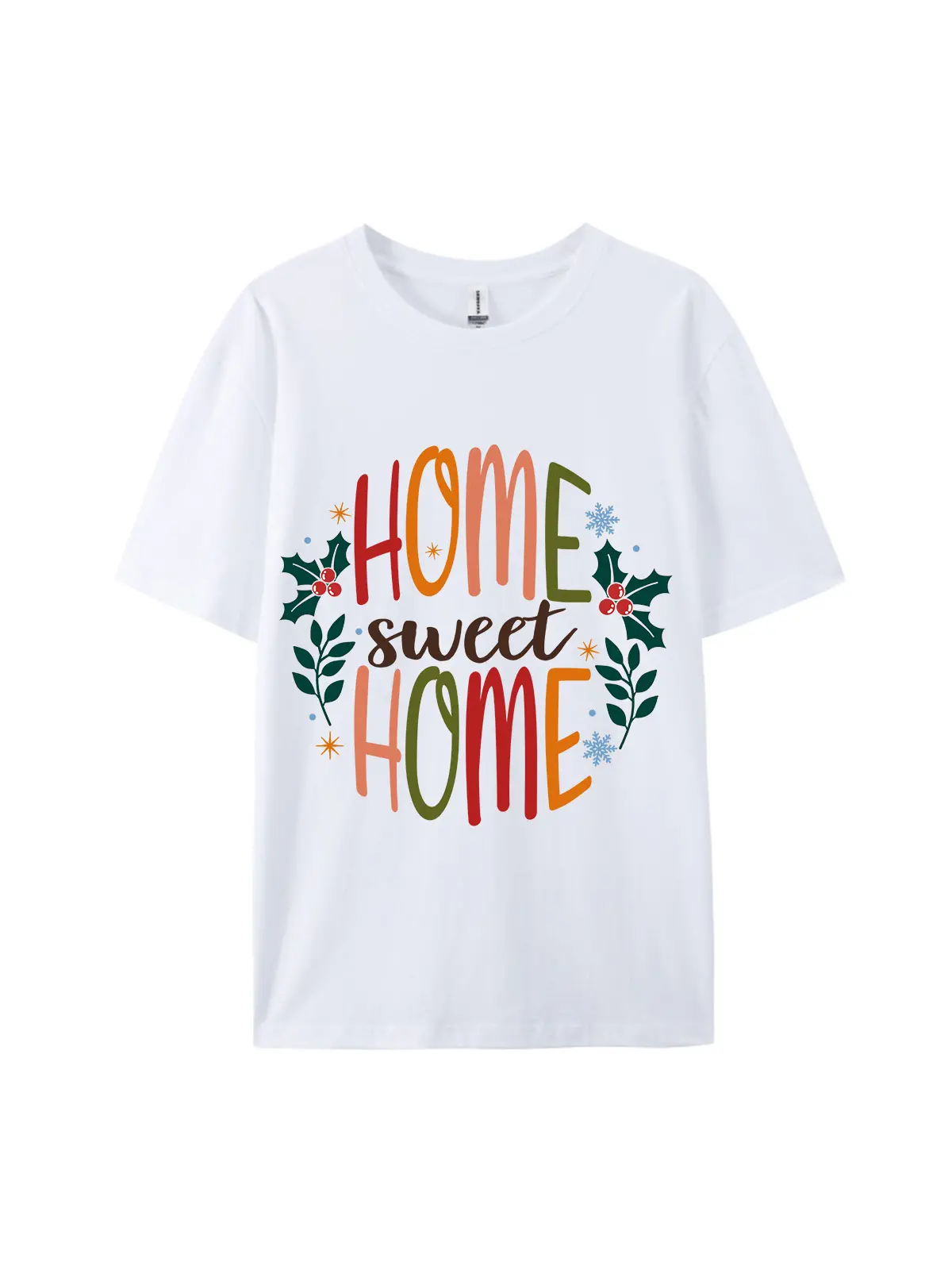 Sweet Home Christmas Graphic Tee For Women Men - Image 3