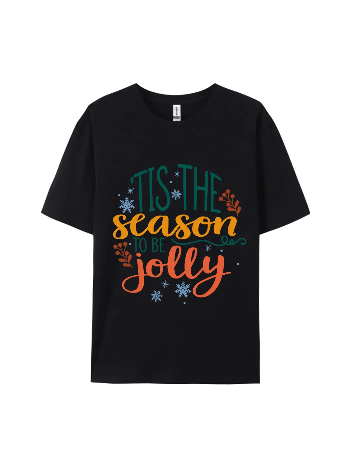 The Season To Be Jolly Graphic Tee For Women Men - Image 2