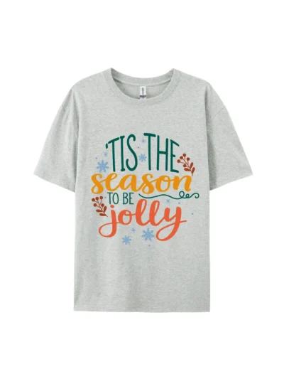 The Season To Be Jolly Graphic Tee For Women Men