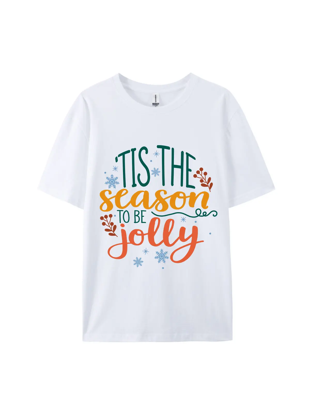 The Season To Be Jolly Graphic Tee For Women Men - Image 3