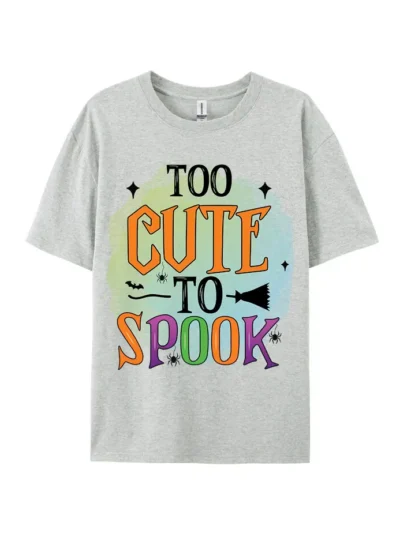 Halloween “Too Cute To Spook” Graphic Tee