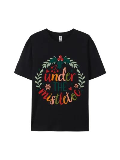 Under The Mistletoe Graphic Tee For Women Men