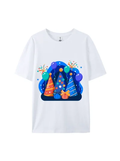 Party Ornament Festive Burst Graphic Tee For Women Men
