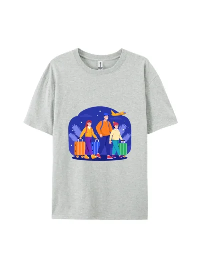 Christmas Traveling Family Graphic Tee For Women Men