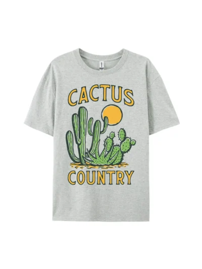 CACTUS COUNTRY Desert Graphic Tee For Women Men