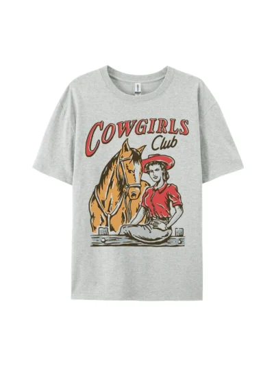 COWGIRLS Club Graphic Tee For Women Men