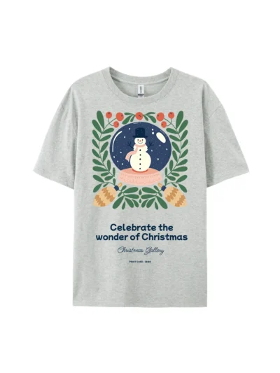 Celebrate The Wonder Of Christmas Graphic Tee For Women Men