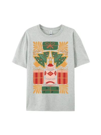 Christmas Gifts & Decor Graphic Tee For Women Men