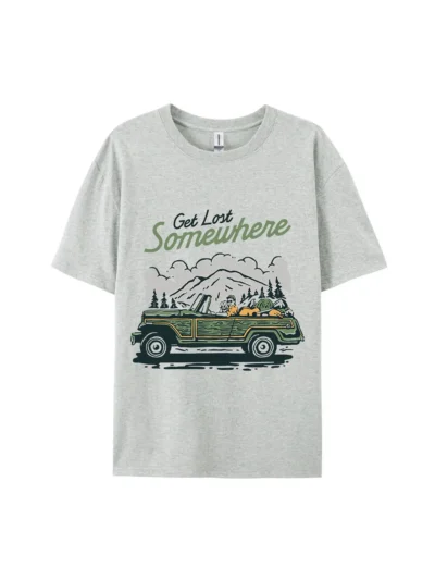 Get Lost Somewhere Graphic Tee For Women Men
