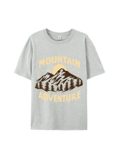 MOUNTAIN ADVENTURE Graphic Tee For Women Men