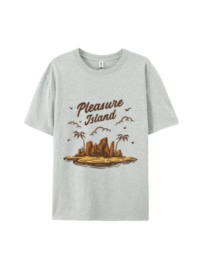 Pleasure Island Tropical Graphic Tee For Women Men